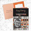 Search for rustic wood birthday cards Black