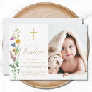 Search for greenery gold cross christening invitations Baptism