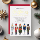 Search for gold foil christmas invitations Nutcracker