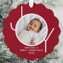 Search for card christmas tree decorations Baby's first christmas