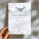 Search for watercolor whale baby shower invitations Anchor