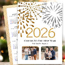 Search for fireworks photo cards Gold