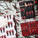 Search for black and white santa wrapping paper Funny