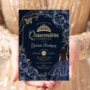 Search for navy blue tiara quinceanera Floral