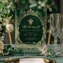 Search for gold foil wedding invitations Ornate