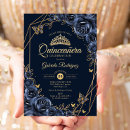 Search for blue butterfly quinceanera invitations Floral