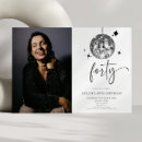 Search for silver birthday invitations For her