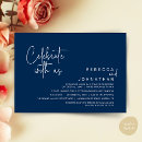 Search for modern font postcards Navy blue