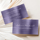 Search for lavender business cards Elegant