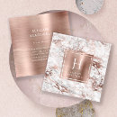 Search for rose gold foil business cards Brushed metal