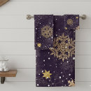 Search for gold glitter bath towels Purple