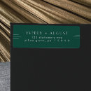 Search for jewel tones return address labels Retro