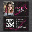 Search for pink and gold nail business cards For her