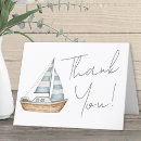 Search for nautical thank you cards Ahoy its a boy