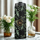 Search for gold monogram travel mugs Black and gold