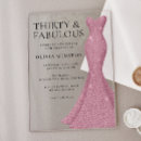 Search for thirty and fabulous invitations Womans