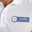 Search for metal with logo name tags Employee