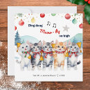 Search for funny music christmas cards Cat