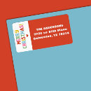 Search for bold return address labels Colourful