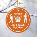 Search for orange christmas tree decorations High school