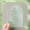 Search for gold cross invitations Green