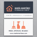 Search for residential cleaning services business cards Professional maid service