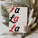 Search for fa la la la la christmas cards Retro