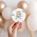 Search for airplane baby shower stickers Baby boy