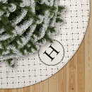 Search for black and white tree skirts Initial
