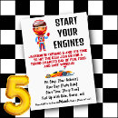 Search for nascar birthday invitations Boy