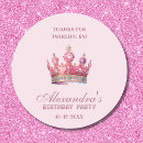 Search for princess birthday thank you stickers Crown