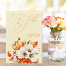 Search for details wedding table cards Floral