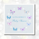 Search for butterfly napkins Blue