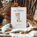 Search for cowboy 30th birthday invitations Western birthday party