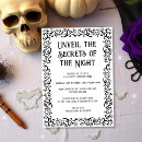 Search for black and white halloween invitations Elegant