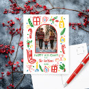 Search for christmas postcards Illustration