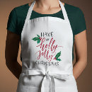 Search for holly jolly aprons Cute