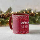 Search for red sweater mugs Merry christmas