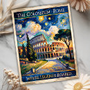 Search for colosseum postcards Italian vacation