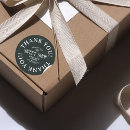 Search for vintage business stickers Thank you