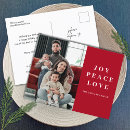 Search for peace love and joy postcards Merry christmas
