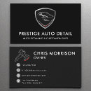 Search for black and red auto business cards For him