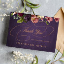 Search for purple bridal thank you cards Calligraphy