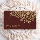 Search for mehndi business cards Ethnic