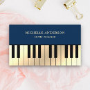 Search for keyboard player business cards Piano lessons