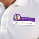 Search for purple name tags Logo