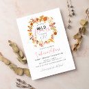 Search for floral girl birthday invitations Autumn