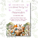 Search for woodland 1st birthday invitations Cute