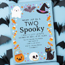 Search for 2nd boy birthday invitations Two spooky