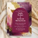 Search for plum and gold wedding invitations Couple